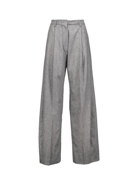 Grijze wollen broek Billie The Latest