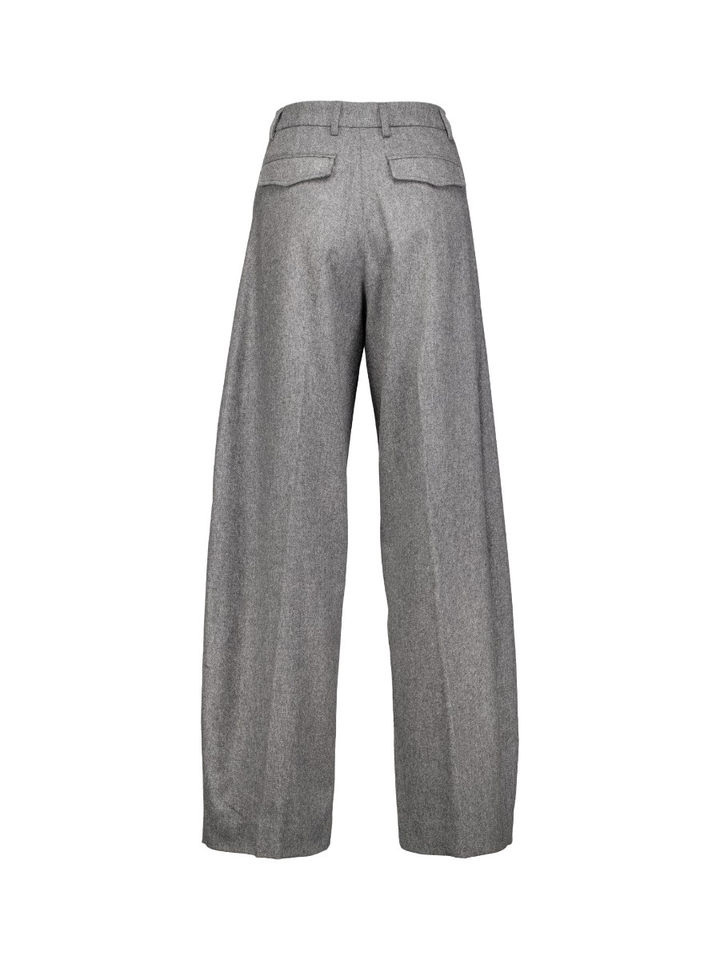 Grijze wollen broek Billie The Latest