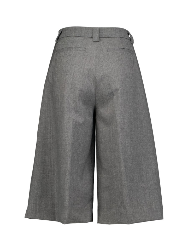 Donkergrijze lange wollen short Dakota The Latest