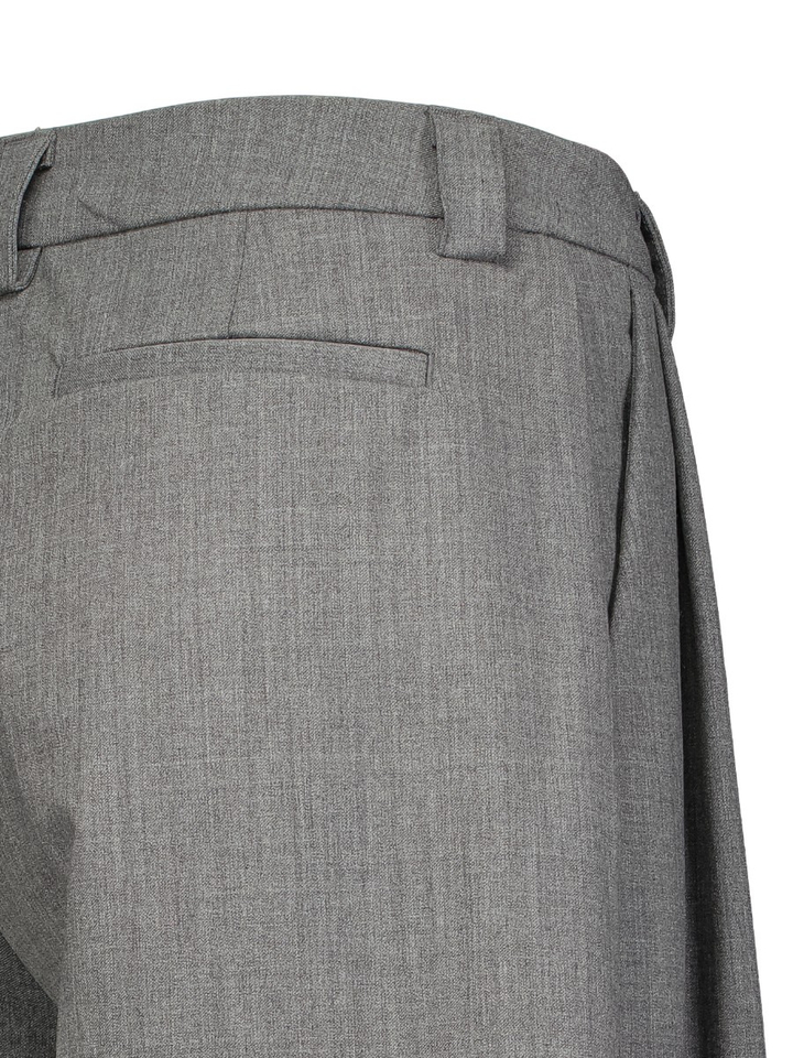 Donkergrijze lange wollen short Dakota The Latest