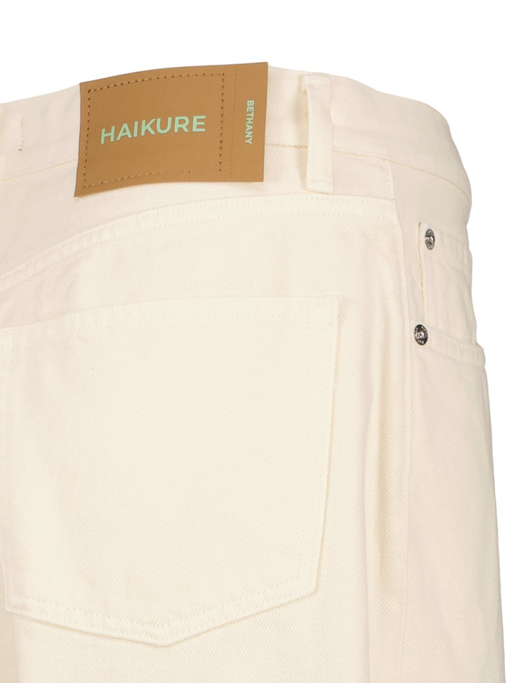 Crèmekleurige loose fit jeans Bethany Haikure 
