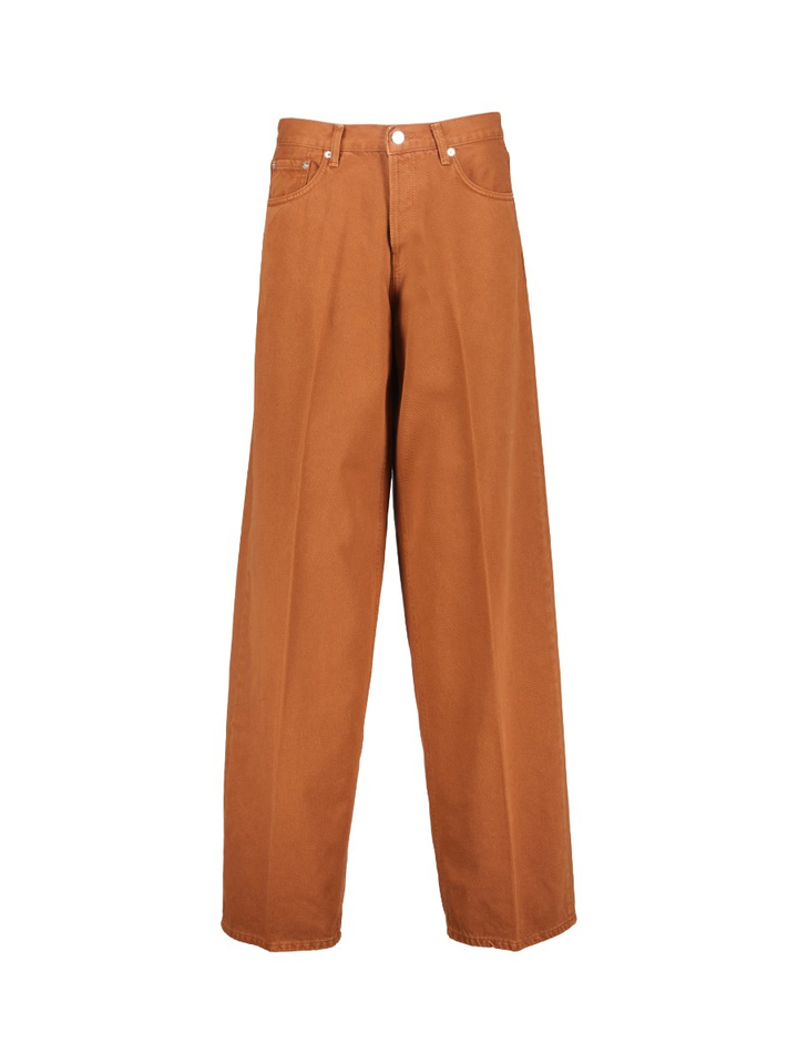 Roestkleurige loose fit jeans Bethany Haikure