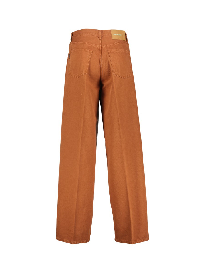 Roestkleurige loose fit jeans Bethany Haikure
