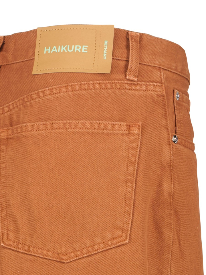 Roestkleurige loose fit jeans Bethany Haikure