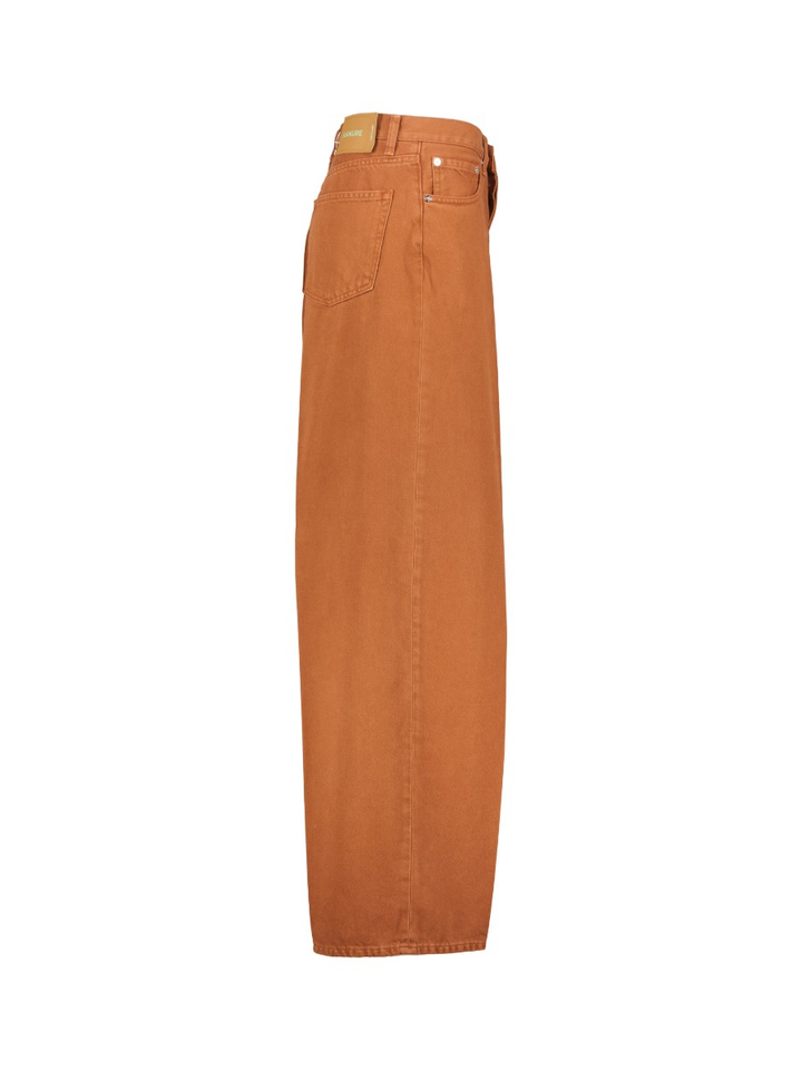 Roestkleurige loose fit jeans Bethany Haikure