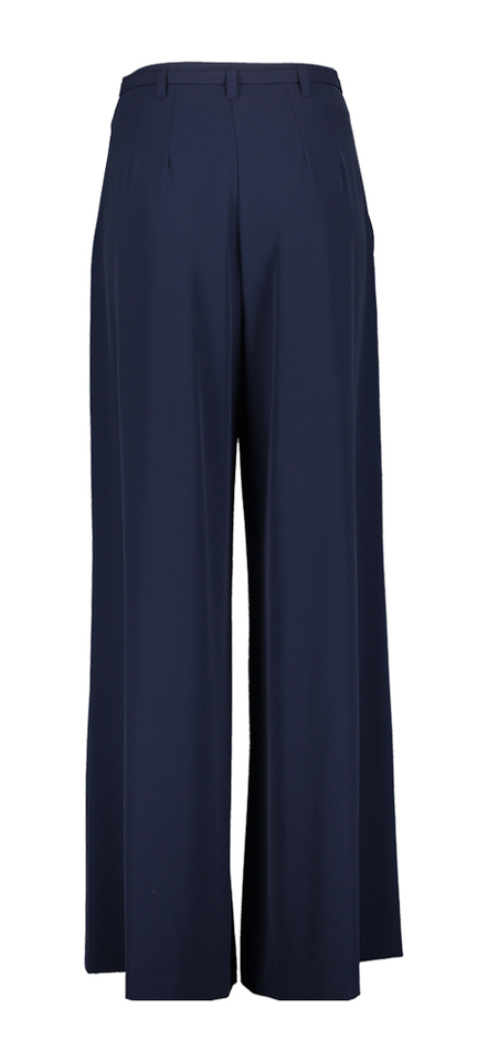 Blauwe losvallende geklede broek Imperial