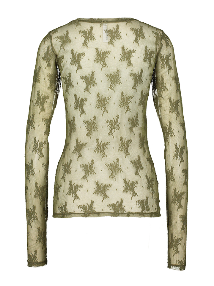 Kaki kanten t-shirt met lange mouwen Imperial 