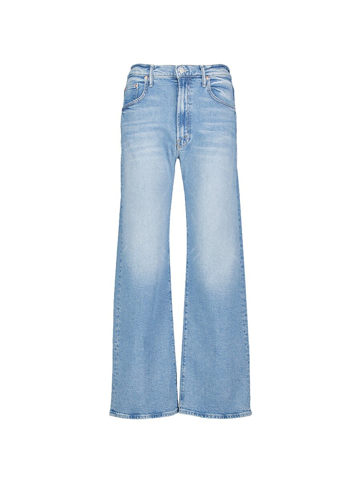 Blauwe afgewassen straight jeans Lil Lasso Mother