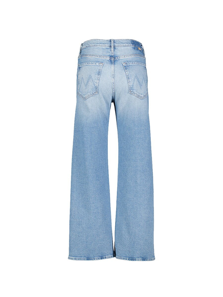 Blauwe afgewassen straight jeans Lil Lasso Mother