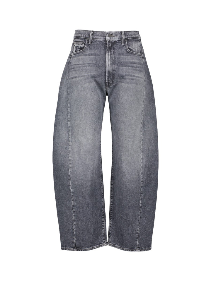 Grijze barrel fit jeans Half Pipe Flood Mother
