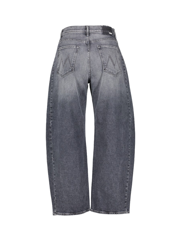 Grijze barrel fit jeans Half Pipe Flood Mother