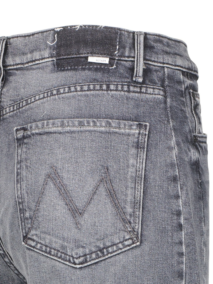 Grijze barrel fit jeans Half Pipe Flood Mother