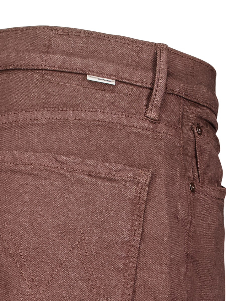Donkerbruine loose fit jeans Mother 