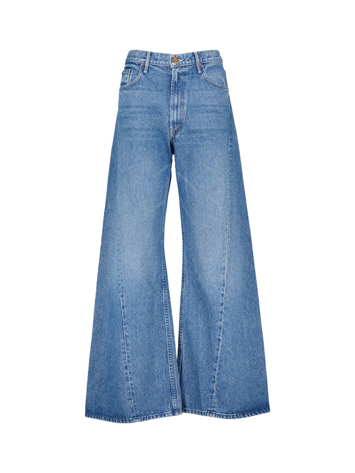 Blauwe wide leg jeans met detail Lemon twist Sneak Mother