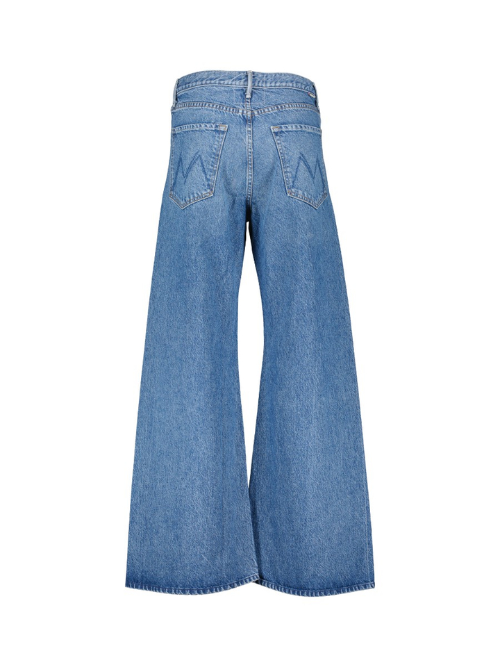 Blauwe wide leg jeans met detail Lemon twist Sneak Mother