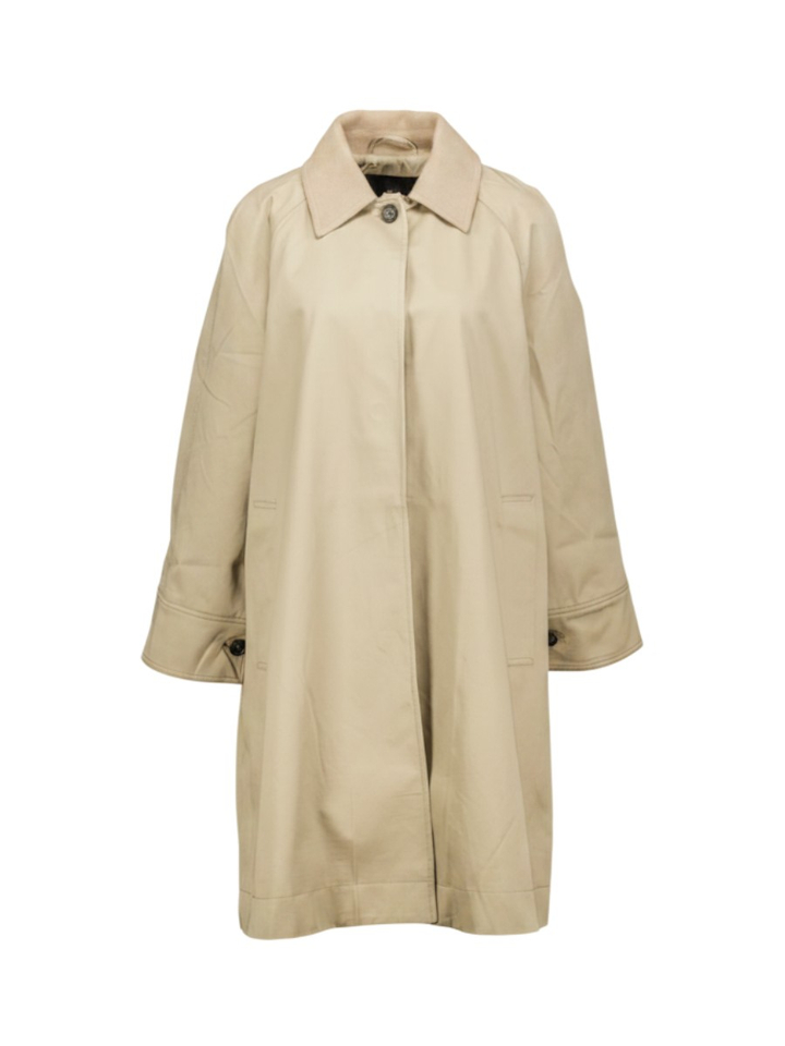 Camelkleurige trenchcoat Carcoat Withblack