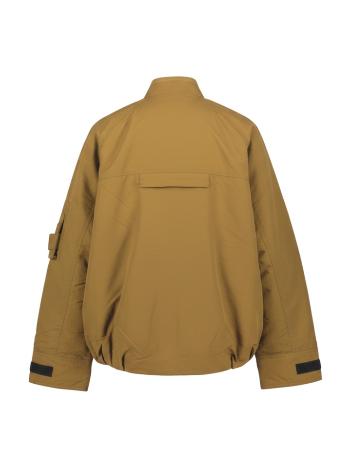 Camel kleurige bomberjas Grappy Bomber Withblack