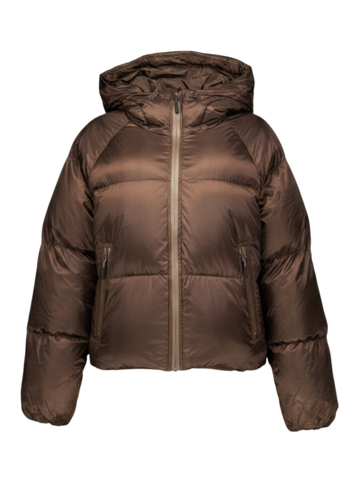 Bruine korte puffer jas Emma Withblack