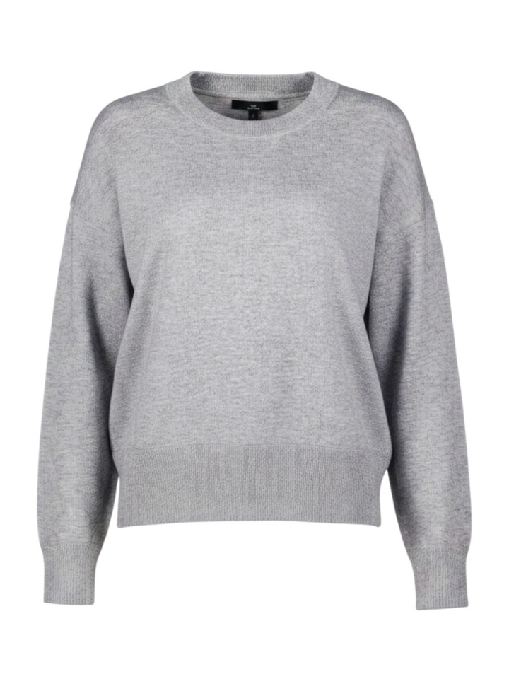 Grijze turi met ronde hals Margot LS Withblack