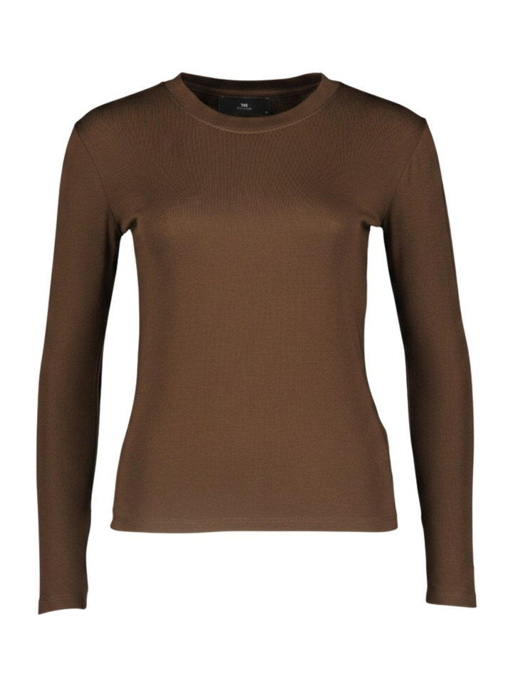 Bruine T-shirt Withblack