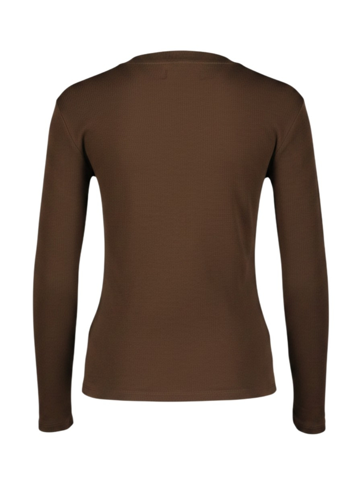 Bruine T-shirt Withblack