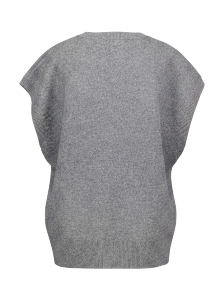 Grijze oversized debardeur Cooper Slipover Withblack 