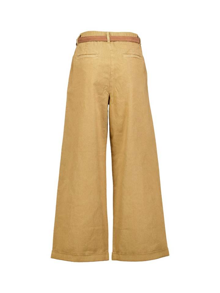 Dark camel lange broek Withblack