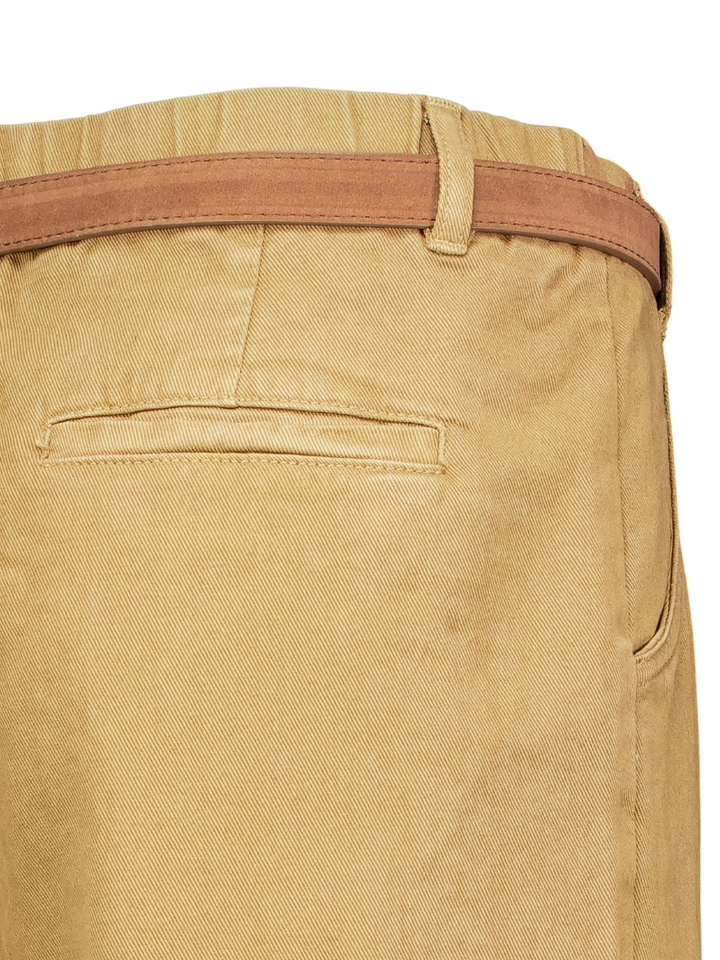 Dark camel lange broek Withblack