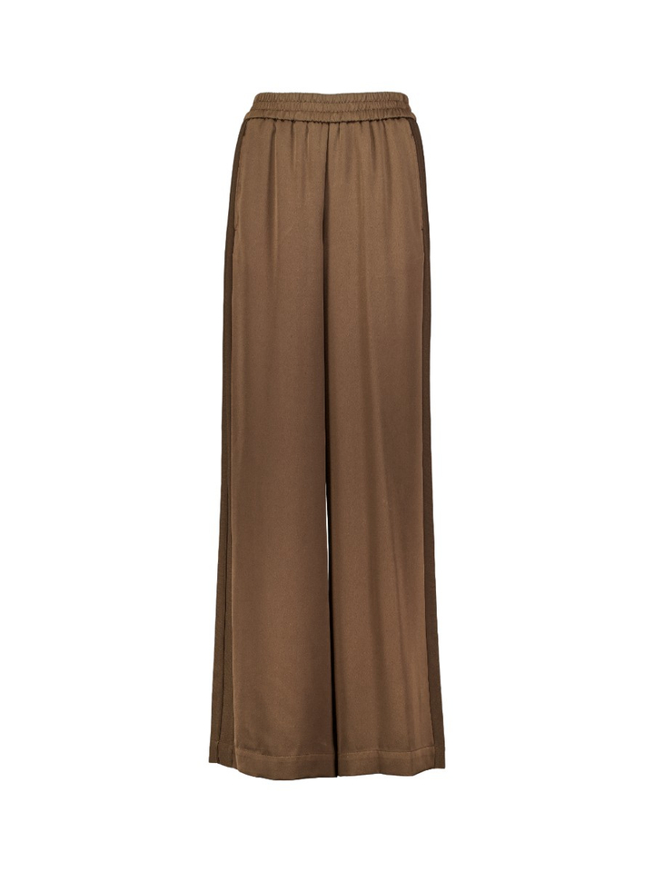 Bruine broek met elastiek Twinset