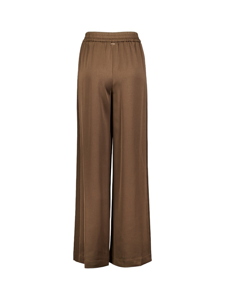 Bruine broek met elastiek Twinset