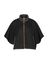 Zwarte oversized cardigan met rits Twinset 