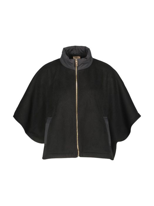 Zwarte oversized cardigan met rits Twinset