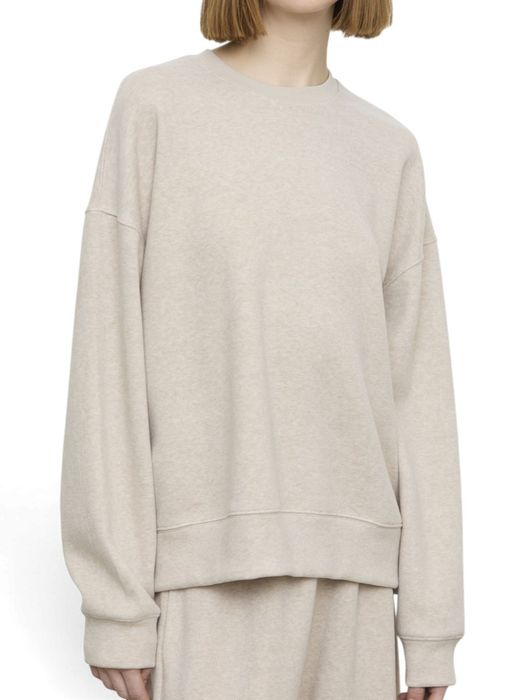 Beige sweater met ronde hals Eleh