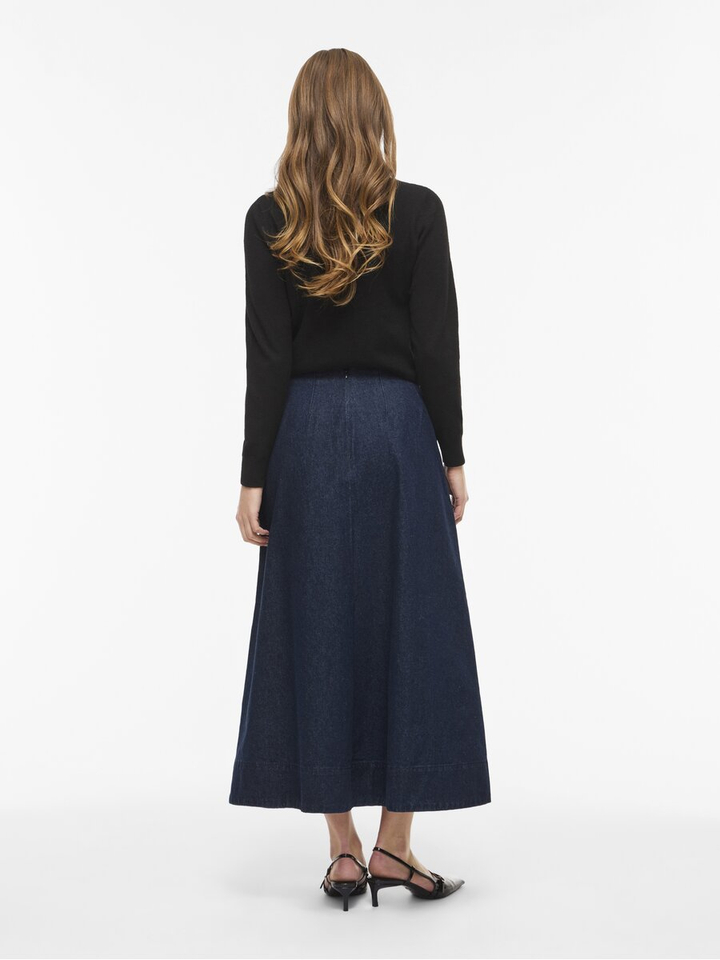 Blauwe lange  jeansrok Vialicia Vila 