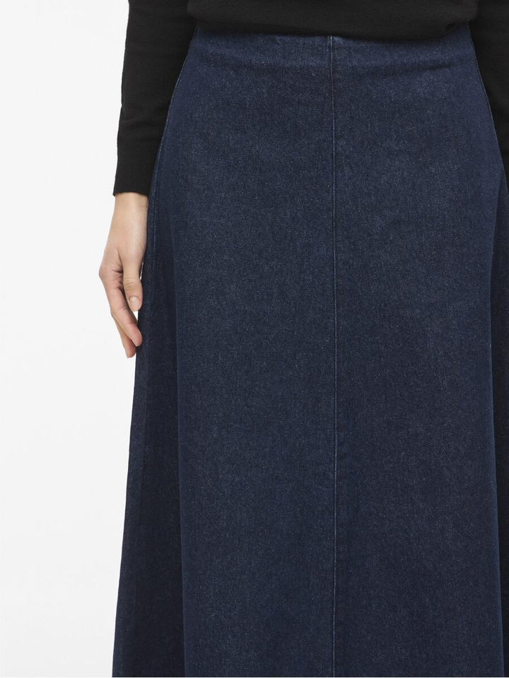 Blauwe lange  jeansrok Vialicia Vila 