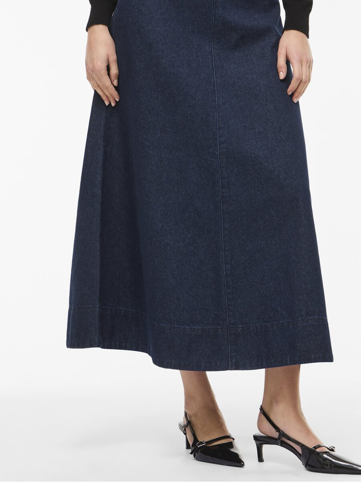 Blauwe lange  jeansrok Vialicia Vila 