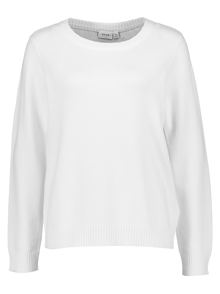 Witte trui met ronde hals Viril Vila 