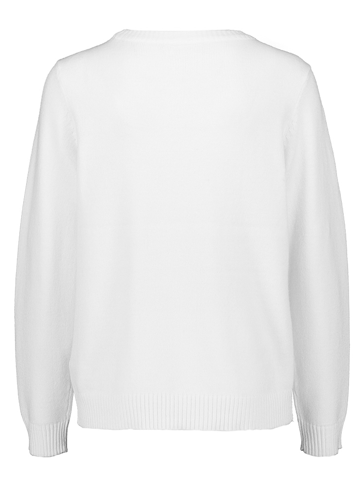 Witte trui met ronde hals Viril Vila 