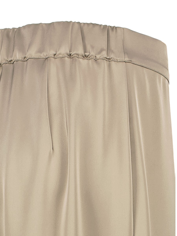 Beige glanzende geklede broek Tiglio Persona
