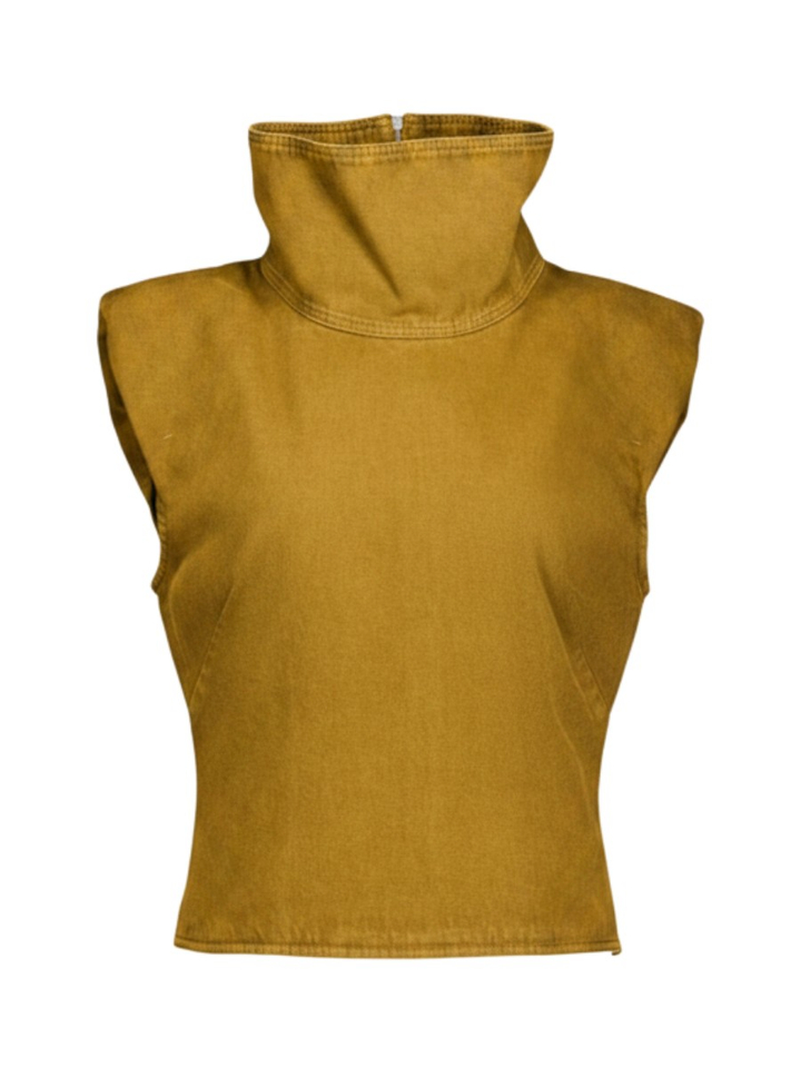 Groene blouse in jeansstof Tomo Collectors Club