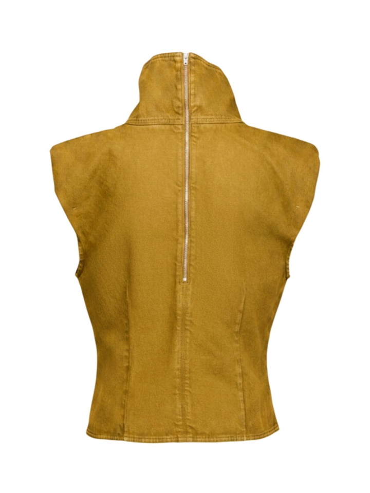 Groene blouse in jeansstof Tomo Collectors Club