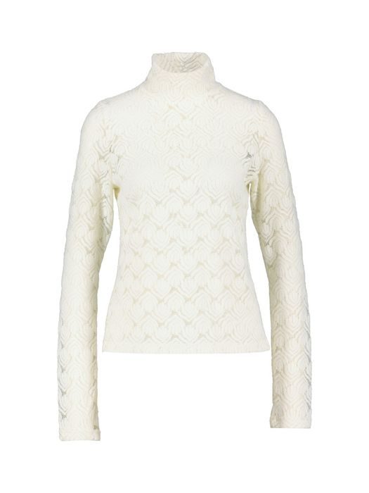 Witte halfdoorzichtige kanten blouse Tamara Collectors Club