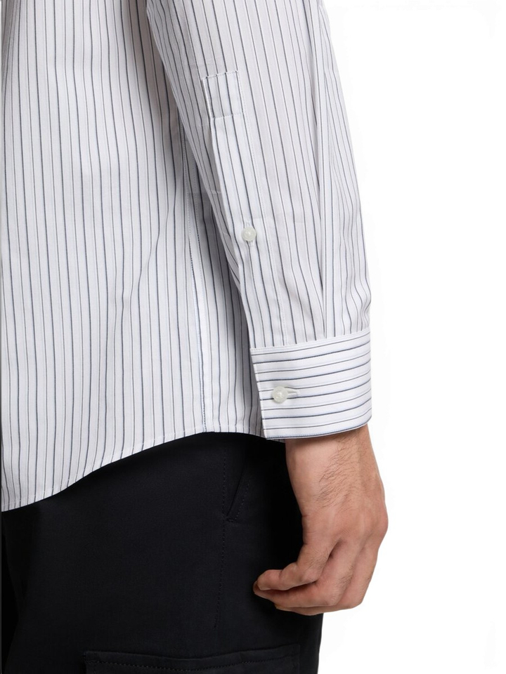 Wit hemd met blauwe strepen (regular fit) met lange mouwen Hugo Boss 