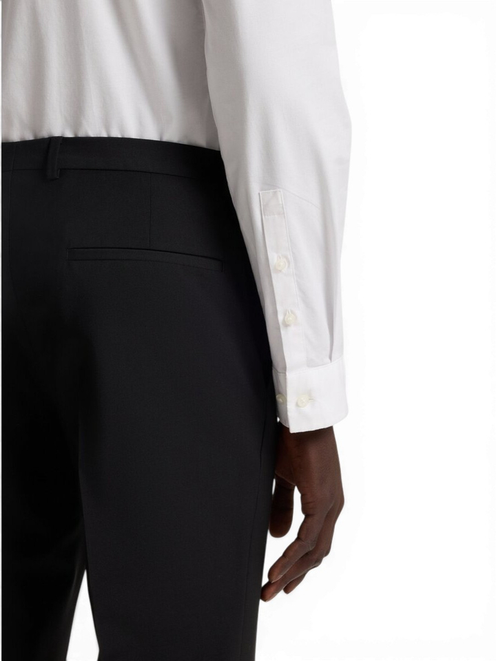 Open white katoenen hemd (extra slim fit) met lange mouwen Hugo Boss 