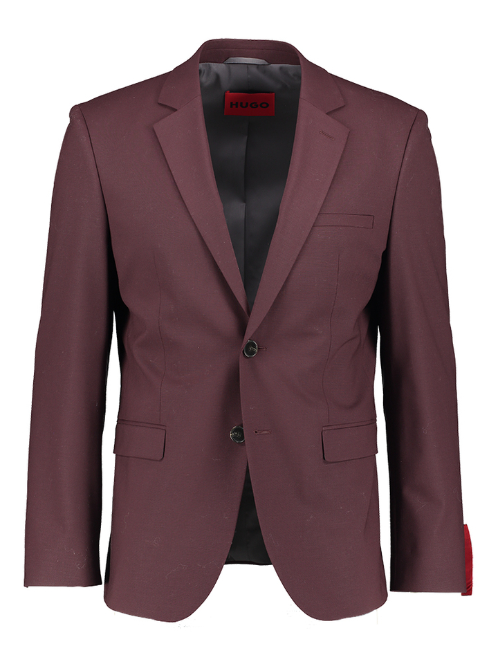 Bordeaux kleurige 2-delig kostuum Hugo Boss 