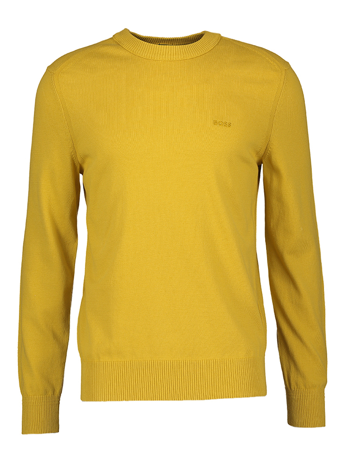 Gele trui logo Asac Hugo Boss