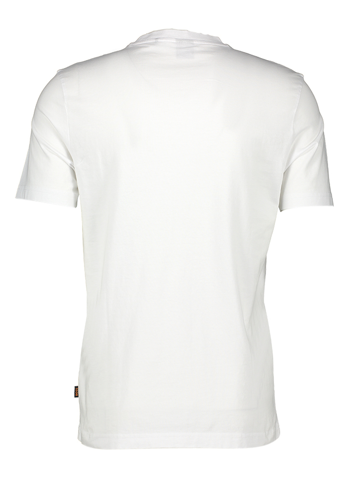 Witte t-shirt Te Plain Boss