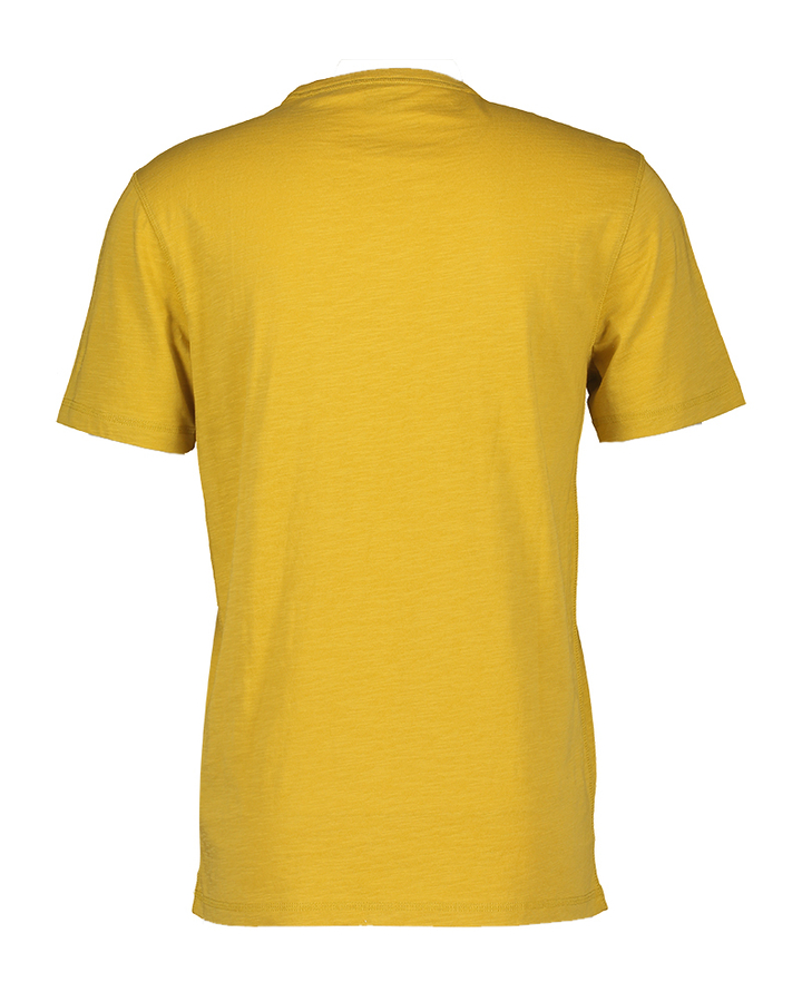 Gele t-shirt met logo detail Tegood Hugo Boss
