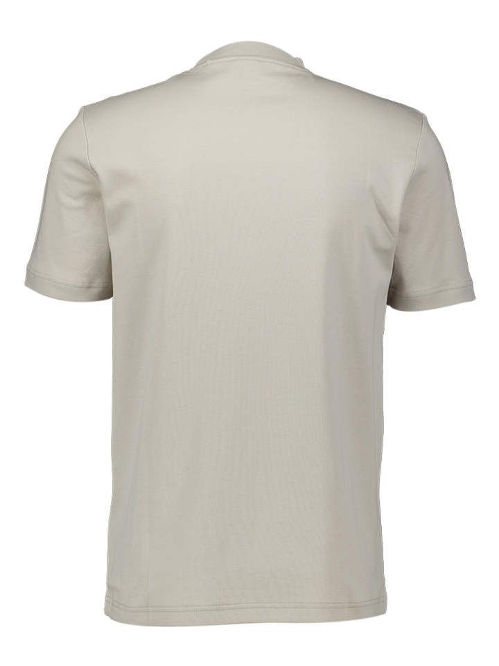 Grijze t-shirt met logo Interlock Hugo Boss