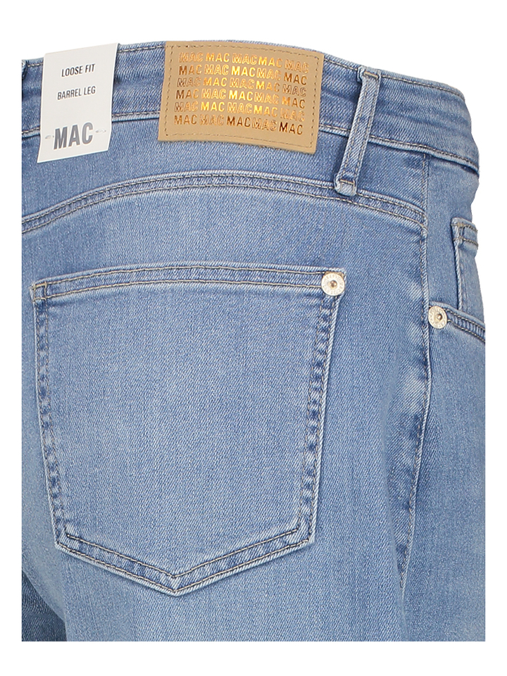 Blauwe barrel jeans Mac 